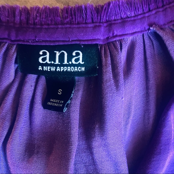 ANA Silky Sleeveless Ruffle Trapeze Blouse - Picture 5 of 6